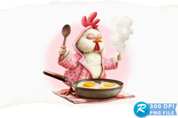 Cute Chicken Graphics for Crafts and DIY Projects