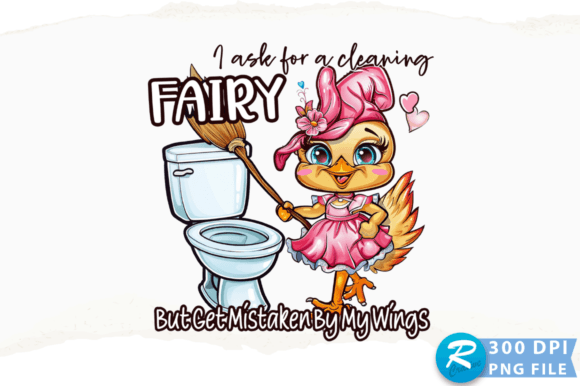 I Ask for a Cleaning Fairy but Get PNG: Crafts Graphics