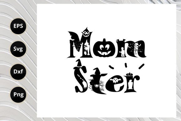 Mom Ster, Dad Cula Halloween Graphic