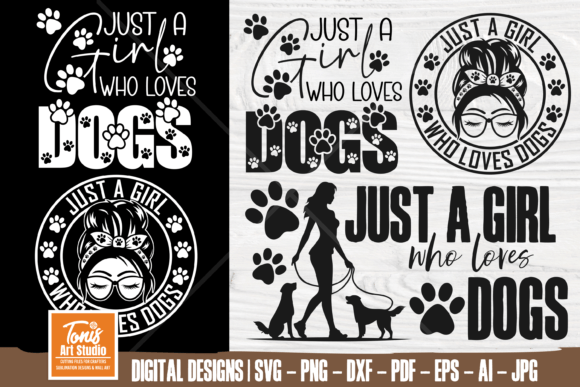 Review: Just a Girl Who Loves Dogs Shirt Design