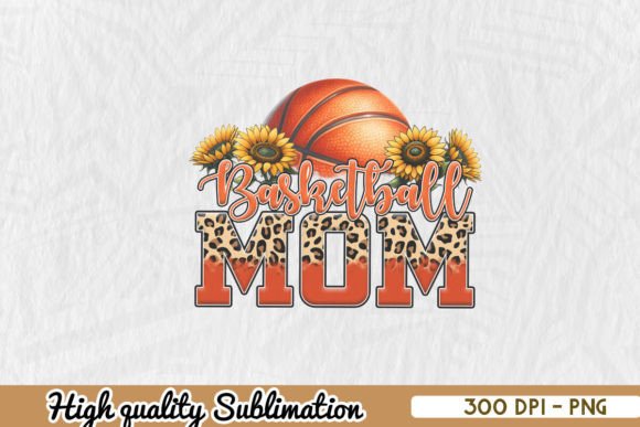 Western Basketball Mom PNG Graphics & Crafts